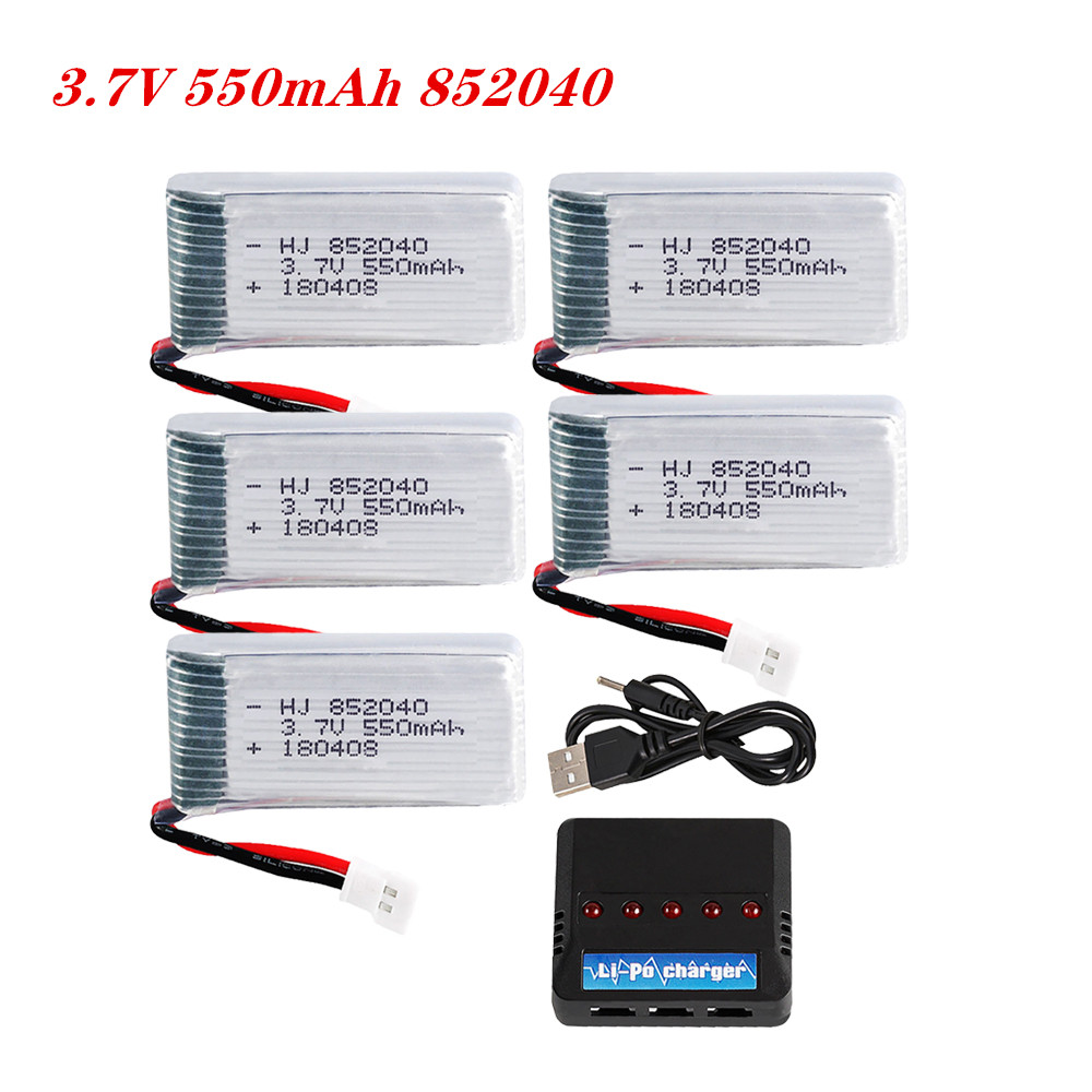 Drone Battery Balance Charger - 3.7V 550mAh 25C Lipo Battery 852040